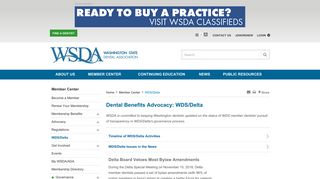 WDS/Delta Dental | Washington State Dental Association