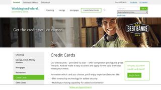 Personal Credit Cards - Bonus Rewards Cards | Washington Federal