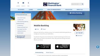 Mobile Banking | Washington Financial | Washington, PA ...
