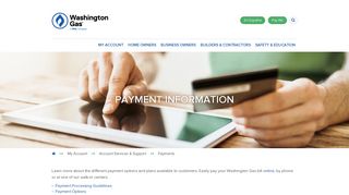 Payments - Washington Gas