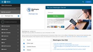Washington Gas: Login, Bill Pay, Customer Service and Care Sign-In