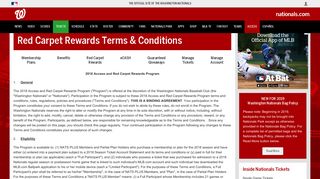 Washington Nationals Season Plan Holders Red Carpet ... - MLB.com