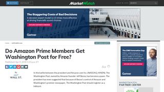 Do Amazon Prime Members Get Washington Post for Free ...