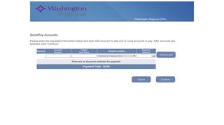 Washington Regional Clinic Patient Portal