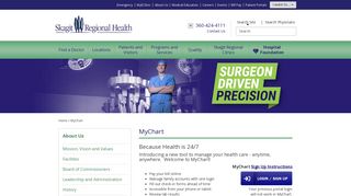 Skagit Regional Health - MyChart - Skagit Valley Hospital
