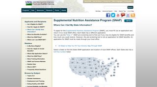 local SNAP office - USDA Food and Nutrition Service