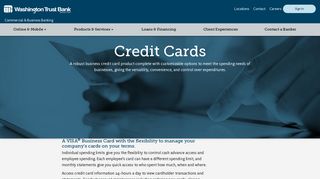 Credit Cards - Washington Trust Bank