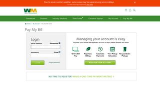 Pay My Bill Online | Waste Management