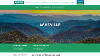 Asheville – Waste Pro USA