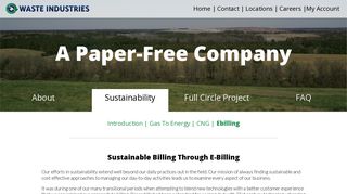 eBilling | Waste Industries