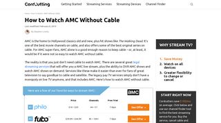 How to Watch AMC Without Cable - Cordcutting.com