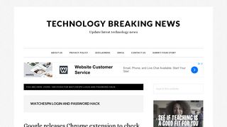 Watchespn login and password hack – Technology Breaking News