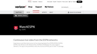 WatchESPN | Verizon Wireless