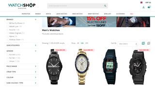 Men's Watches | Up to 50% OFF Gents Watches | WatchShop.com™