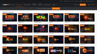 Tamil TV Channels | Tamil TV Online | Tamil News Live - YuppTV