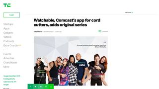 Watchable, Comcast's app for cord cutters, adds original series ...