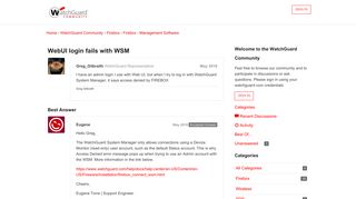 WebUI login fails with WSM — WatchGuard Community