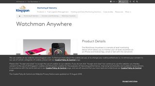 Watchman Anywhere | Remote Tank Monitor | Kingspan | USA