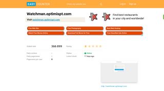 Watchman.optimispt.com: Optimis Central Login - Easy Counter