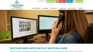 Lightbridge Academy ParentView login powered by WatchMeGrow