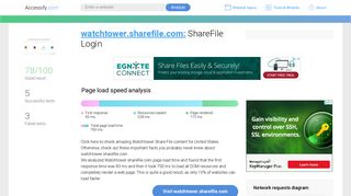 Access watchtower.sharefile.com. ShareFile Login