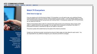 HTC Communications - Watch TV Everywhere