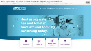 Water Plus: Business water supplier and water retailer