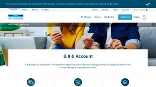 Water Bill & Account | Yorkshire Water