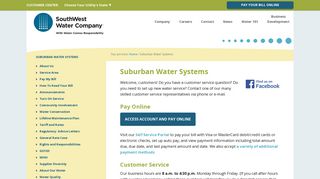 Suburban Water Systems - SouthWest Water Company