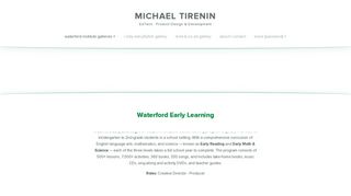 Waterford Early Learning — Michael Tirenin