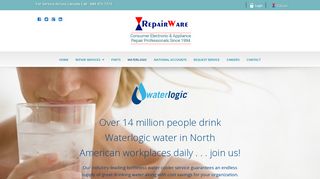 Waterlogic Water Cooler provides 99.99% bacteria free drinking water