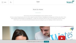 Careers | Wates - Wates Construction