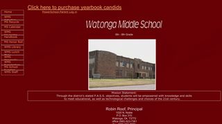 Middle School - Watonga Public Schools