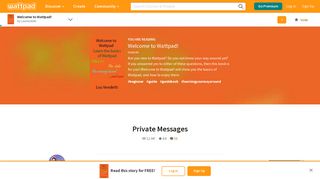 Welcome to Wattpad! - Private Messages - Wattpad