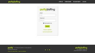 Login | Purity Staffing