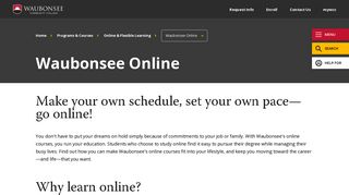 Waubonsee Online | Waubonsee Community College