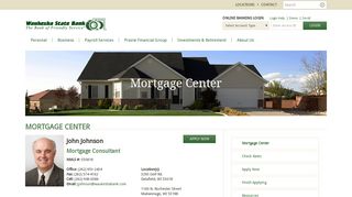 Waukesha State Bank - Mortgage and Consumer Loans - Index