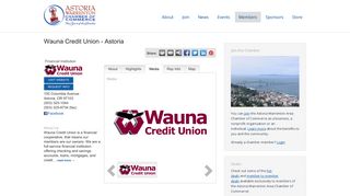 Wauna Credit Union - Astoria | Financial Institution - Astoria ...