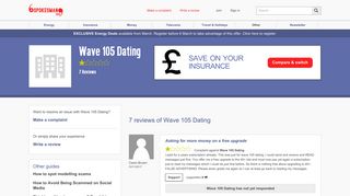 Wave 105 Dating Complaints, Reviews and Comparison