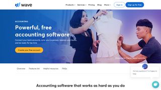 Free small business accounting software—Wave