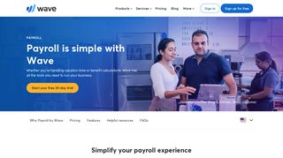 Small business payroll services—Payroll by Wave