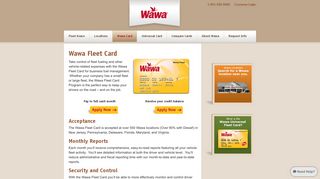 Wawa Fleet Card - Business Fuel Management