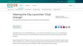 Waxing the City Launches 