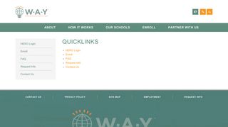 Quicklinks - WAY Program