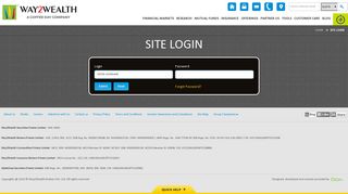 Site-Login - Way2Wealth Brokers Pvt. Ltd.