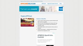 Virginia EPPICard - Eppicard Help