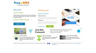 Free SMS, Send Free SMS to india, Free SMS Site, SMS Alerts, Send ...