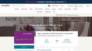 Wayfair Credit Card