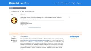 1Password will not work with Wayfair.com — 1Password Forum