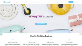 Wayfair Registry - The Knot